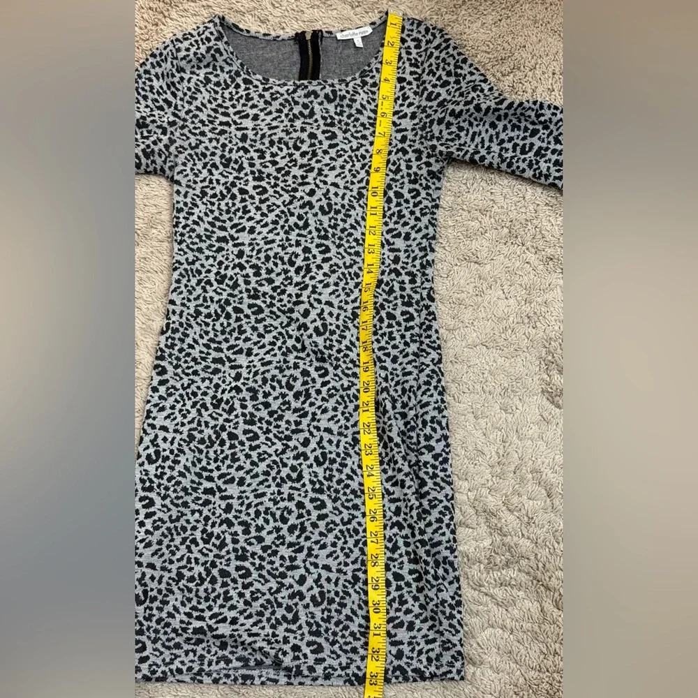 Charlotte Russe Leopard Print Bodycon Dress Size S – Long Sleeve, Back Zipper - Picture 8 of 8